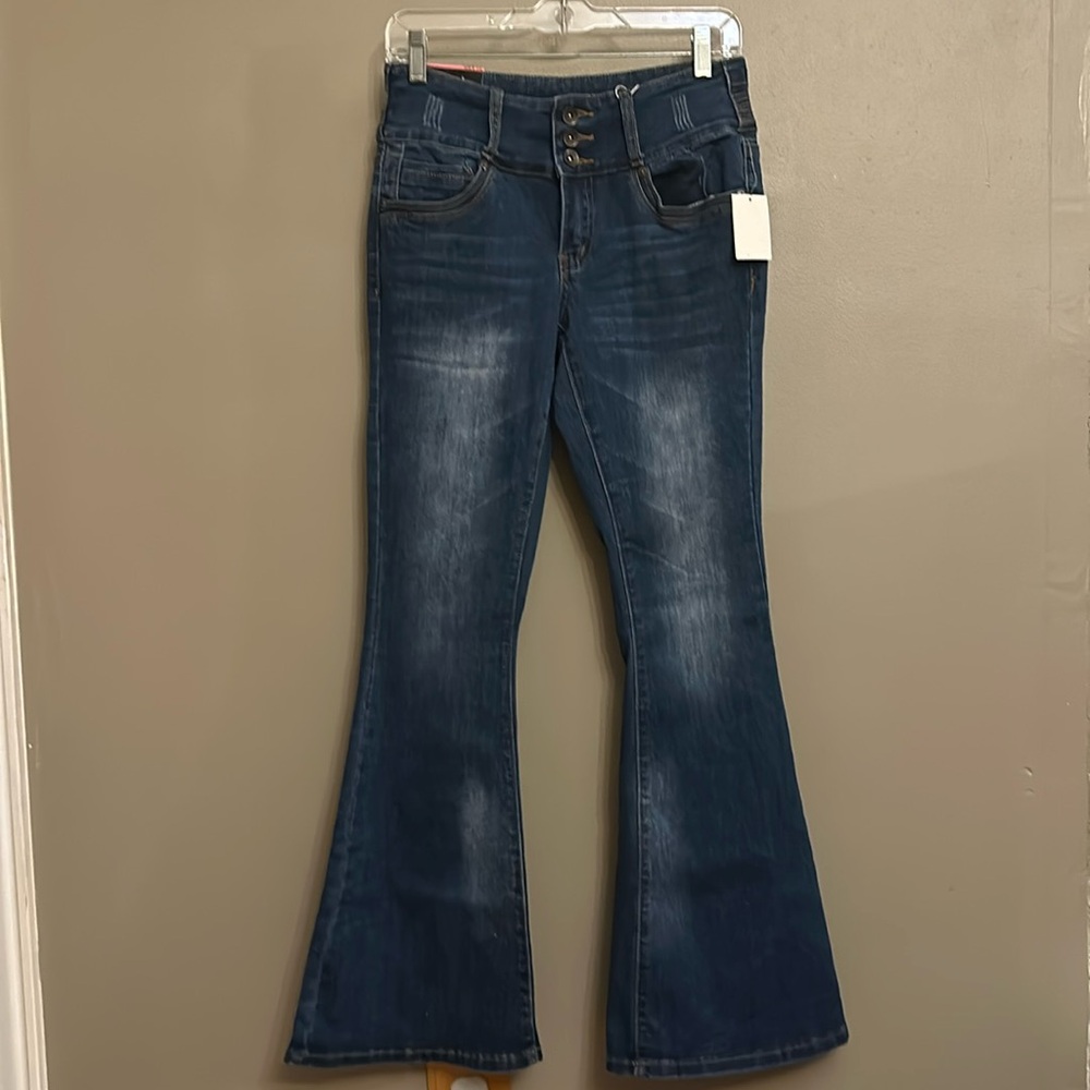 True Luck Flare Mid Rise Jeans